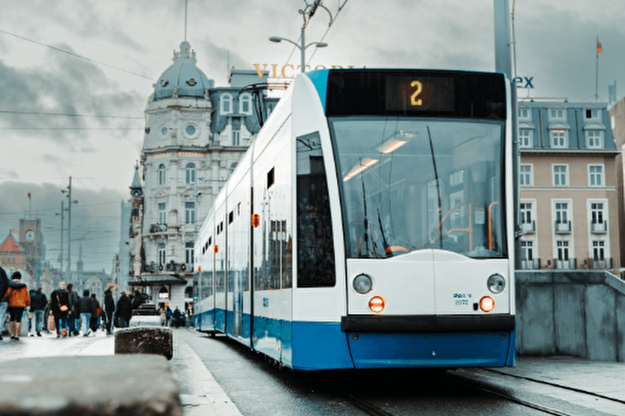 Travelling through Amsterdam